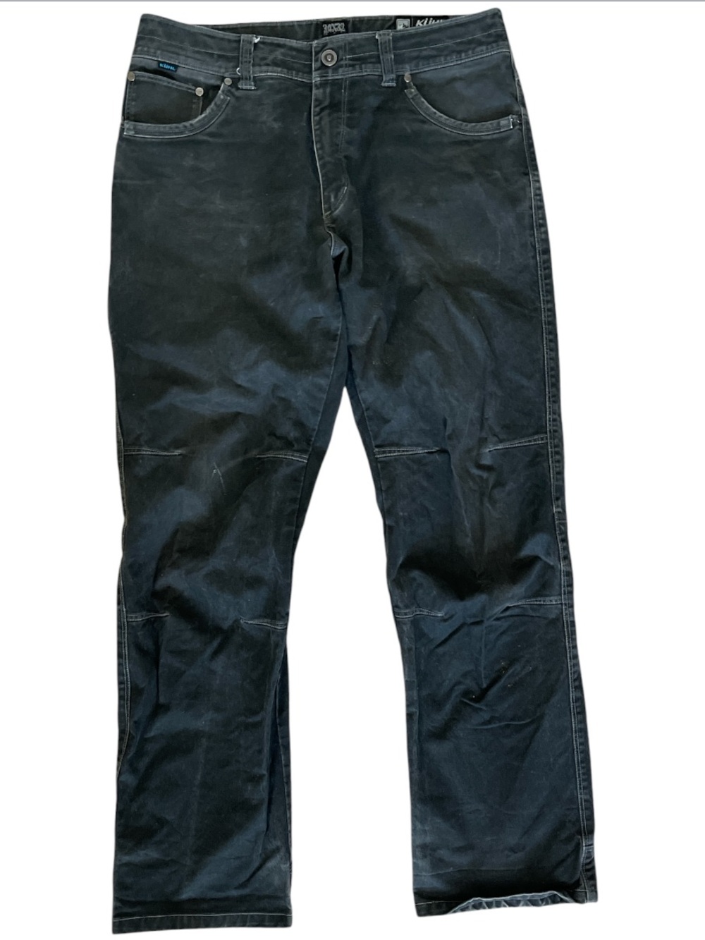 KÜHL Rydr Pants Black Heavyweight Patina Workwear Utility Outdoor Pants Sz 34x32 - Picture 3 of 11